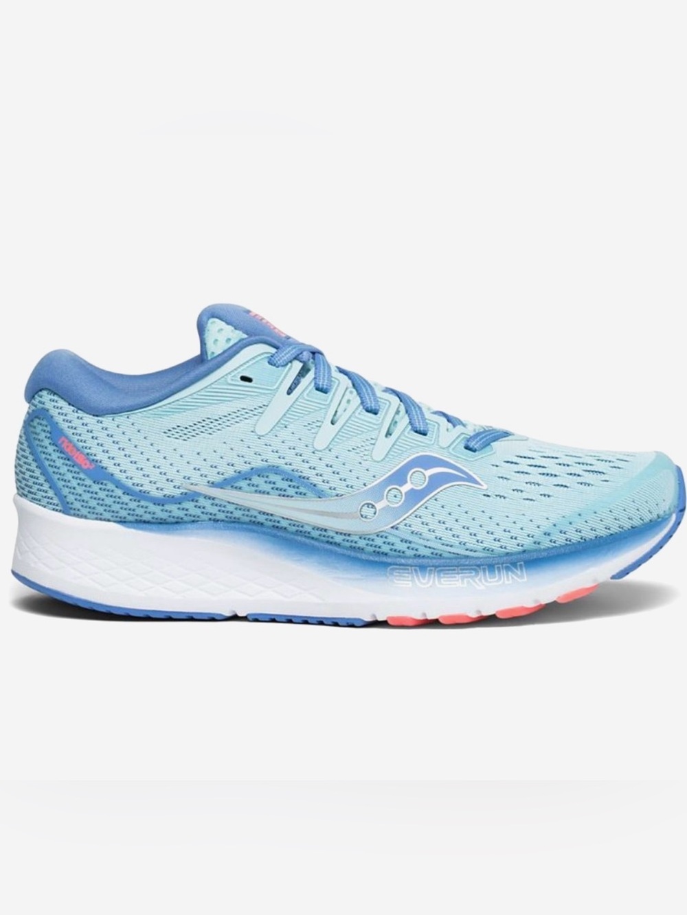 Saucony Ride ISO 2 Women’s 7.5 Blue Coral Running Shoes S10514-1